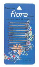 12 bobby pins FLORA, gold