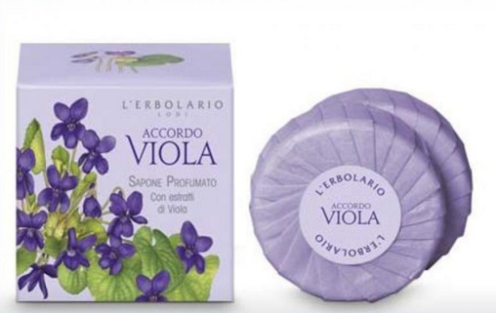 Scented Soap With Extracts of Viola 100 gr