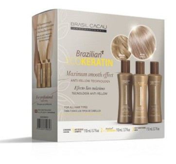 Brasilian Ecokeratin Treatment Kit 3 x 110 ml