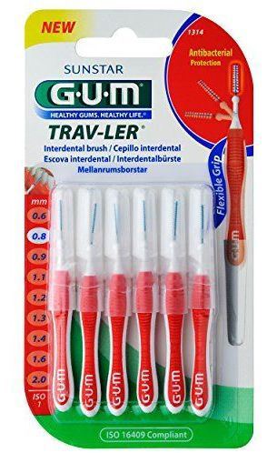 Trav-ler Interdental Brush iso1 1314 0.8mm 6 units