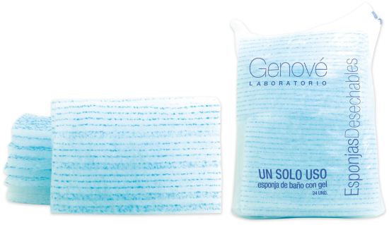 Genocure Disposabe Single-Use Sponge 24 units