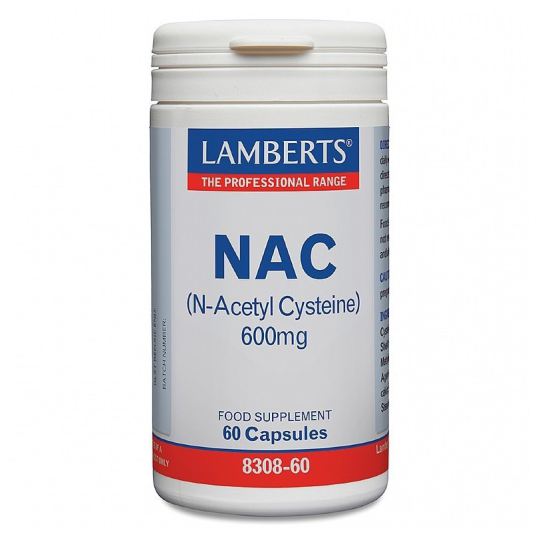 Nac N-Acetyl Cysteine 600 mg 60 caps