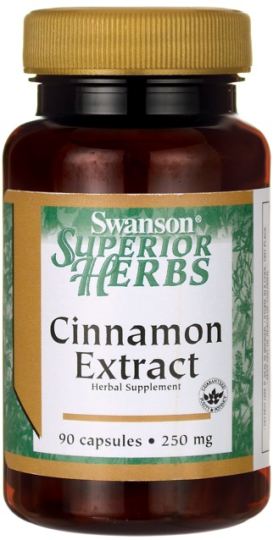 Cinnamon Extract 250 mg 90 Capsules