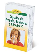 Propolis, vitamin C and echinacea